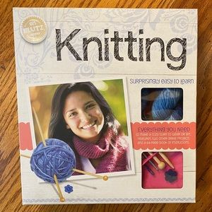 Create 3-Cozy Knitting Projects, NWT